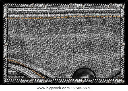 fundo de calça jeans preta