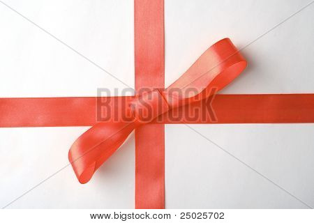 fita de final de arco vermelho