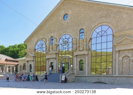 Russia, Krasnodar Region, Novorossiysk, Village Of Abrau-dyurso-june 12, 2018: The Entrance To The A
