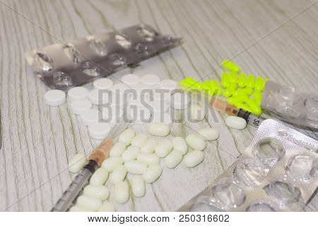 Drug Use And Prohibited Substances Hospital Syringe