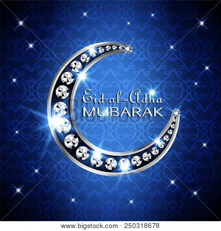 Eid Al-adha, Kurban Bajram Muslim Festival. Vector Illustrator.