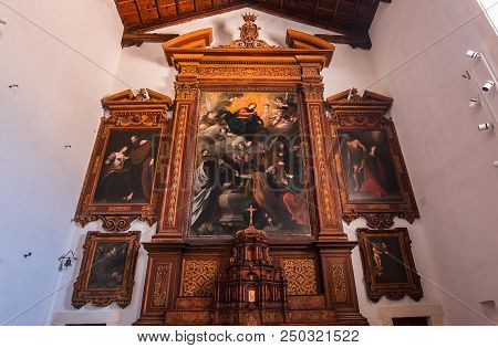 Interiors Of Capuchin Church, Ragusa, Sicily, Italy