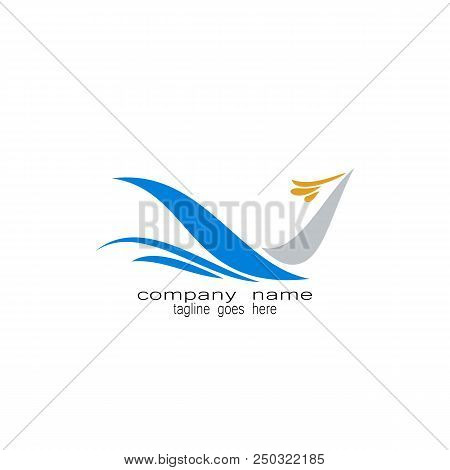 Creative Sample Design Bird Logo Trasportation Travel