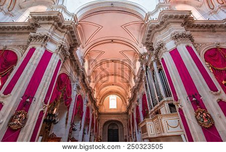 Interiors Of Duomo Church, Ragusa, Sicily, Italy