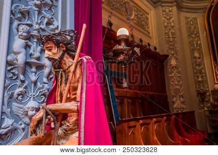 Interiors Of Duomo Church, Ragusa, Sicily, Italy