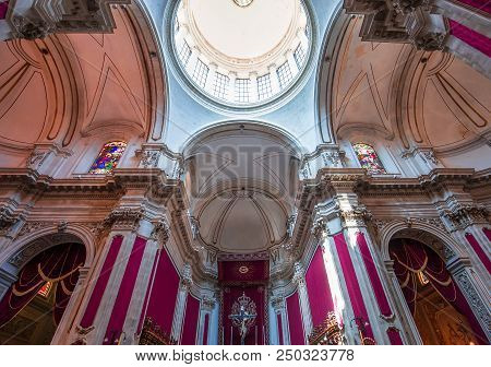 Interiors Of Duomo Church, Ragusa, Sicily, Italy