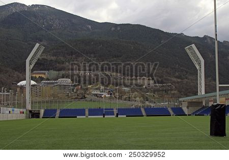 The National Stadium In Andorra La Vella