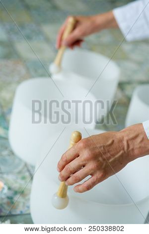 A Musical Instrument For Playing Religious Music In Shamanistic Or Buddhist Temples.