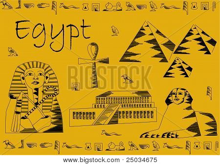Egypt pohlednice