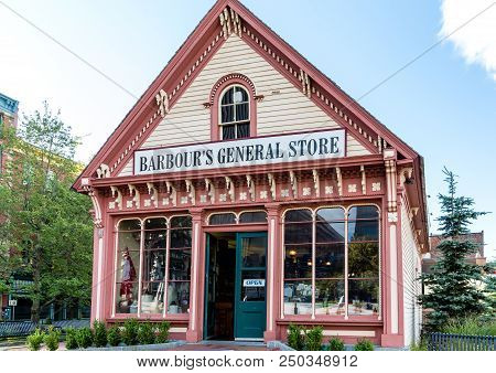 Saint John, New Brunswick: September 15, 2014: Saint John Is The Only City On The Bay Of Fundy And T