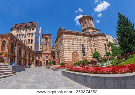 Bucuresti, Romania - July 16, 2018: Parochial Museum ,,the Old Court