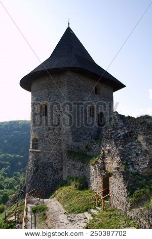 Ruins Of Somoska Castle In Slovakia, Europe