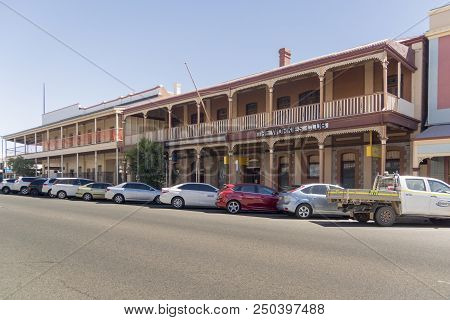 Broken Hill, New South Wales, Australia, March 2018 - The Workies Club Building In The City Of Broke