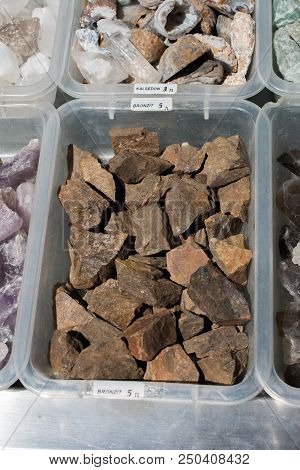 Bronzite Gemstone As Natural Mineral Rock Specimen