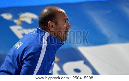 Budapest, Hungary - Jul 27, 2017. Ivica Tucak, Head Coach Of Croatia. Fina Waterpolo World Champions