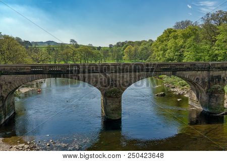 A Bridge Over The River Lune Near Lancaster.