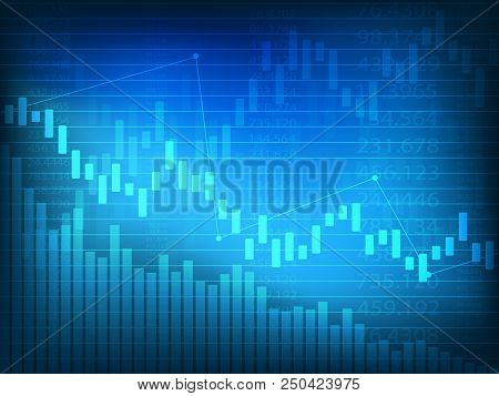 Business Candle Stick Graph Chart Of Stock Market Investment Trading . Bullish Point, Trend Of Graph