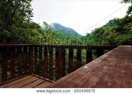 View Over The Continental Divide In The Cordillera De Tilaran, Costa Rica