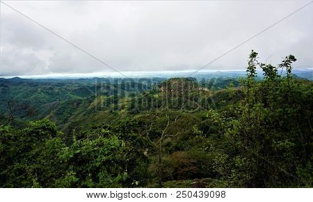 Beautiful View From Monteverde Over The Hills Of Puntarenas, Costa Rica