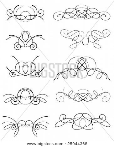 vetor de elementos de design