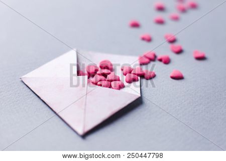 Celebrate 14 February With Handmade Postcard. Send Post Cards To People You Love. Valentine Day Gree