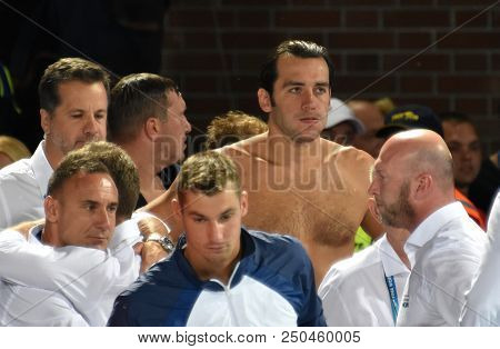 Budapest, Hungary - Jul 27, 2017. Sad Hungarian Team (gor-nagy Miklos 8) After Losing In The Final A