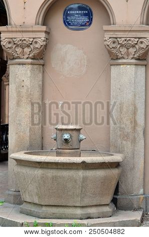 Oslo Cathedral or The Domkirken church, main church for Church of Norway. June 17,2018. Oslo,Norway