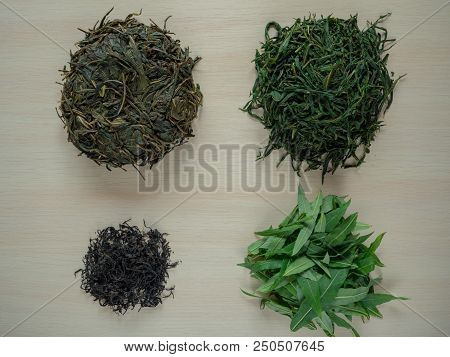 Stages Of Production Of Fermented Tea Leaves. Fermented Ivan-tea