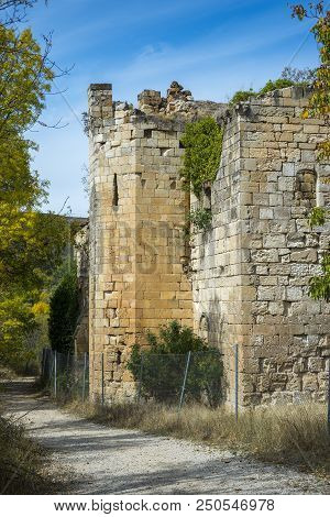Ruins Of The Monastery Of Bonaval, In Guadalajara Province, Spain. It Is A Cistercian Monastery Foun