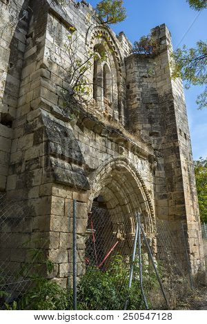 Ruins Of The Monastery Of Bonaval, In Guadalajara Province, Spain. It Is A Cistercian Monastery Foun