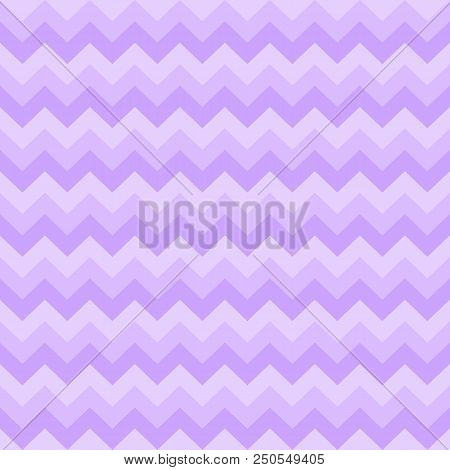 Seamless Chevron Pattern Three Violet Colors, Raster Illustration