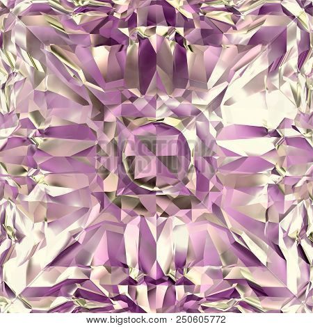 Continuous   Crystal Pattern - Transparent Brilliance Texture