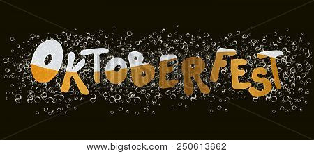 Oktoberfest Background Concept.  Vector Design Template For Beer Festival In Germany, Munich, Bavari