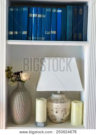 Book Shelf With A Decor