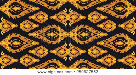 Thai Traditional Art Ornament, Seamless Pattern
