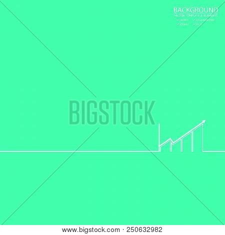 Business And Finance Web Icon Abstract Background. Design For Business Or Finance Template Layout, B