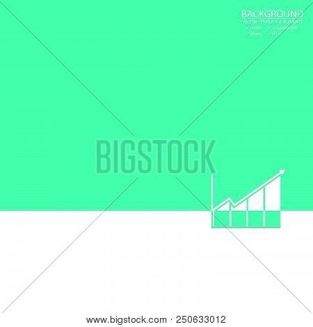 Business And Finance Web Icon Abstract Background. Design For Business Or Finance Template Layout, B