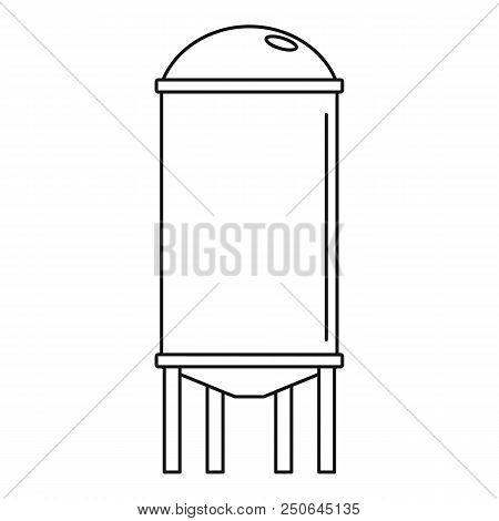 Water Farm Reserve Icon. Outline Illustration Of Water Farm Reserve Vector Icon For Web Design Isola