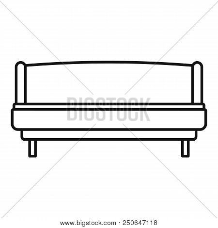 Strong Sofa Icon. Outline Illustration Of Strong Sofa Vector Icon For Web Design Isolated On White B