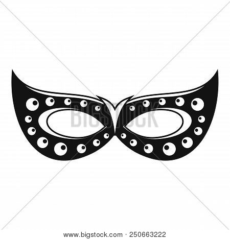 Italian Carnival Mask Icon. Simple Illustration Of Italian Carnival Mask Vector Icon For Web Design 