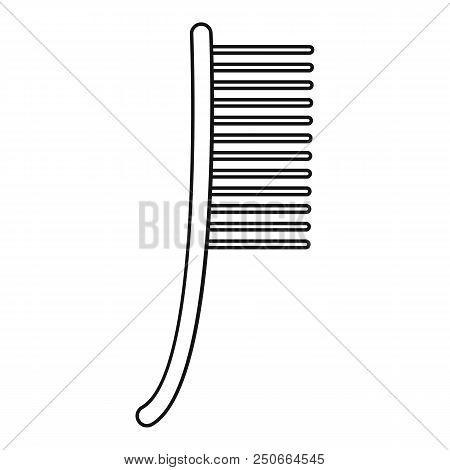 Metal Brush Icon. Outline Illustration Of Metal Brush Vector Icon For Web Design Isolated On White B
