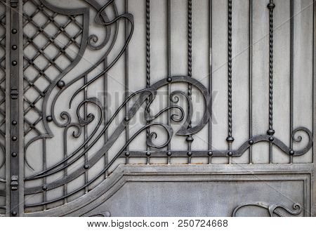 Beautiful Decorative Metal Elements Forged Wrought Iron Gates