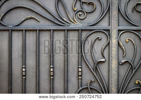 Beautiful Decorative Metal Elements Forged Wrought Iron Gates