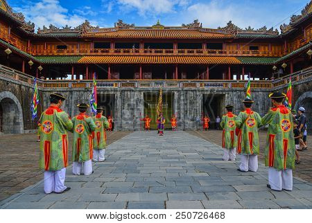 Guards Parade Marching To The Imperial City