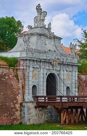 Entrance To The Fortress Alba Iulia, Romania