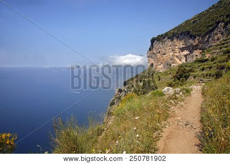 View Of The Amalfi Coast From The Walk Of The Gods