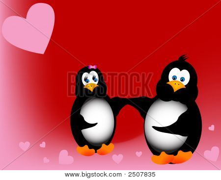 Sevgi dolu penguenler
