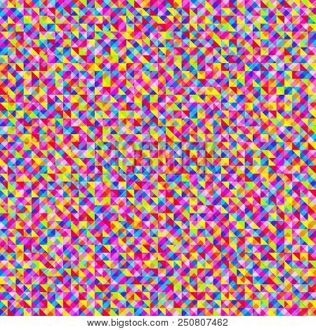 Seamless Checkered Background. Multicolored Pattern. Geometric Wallpaper. Doodle For Design. Art Cre