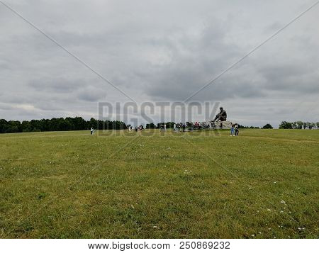 Srostki, Siberia, Altai Region, Russia - 24 July, 2018: Shukshin Days In Altai