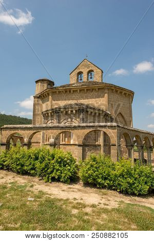 The Hermitage Of Santa Maria De Eunate On The Road To Santiago
